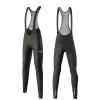 Rockbros TVI Damen-Radtrikot-Trägerhose mit 3D-Gel-Polster, Schwarz, Größe S