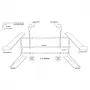 STAND4ME LT PRO Laptop-Ständer Controller Mixer - Klappbarer Stahl-DJ-Ständer mit Sekundärablage, höhenverstellbar 230-350mm, Schwarz