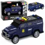 LEAN TOYS SWAT Spezialeinheit Polizeiauto 1:32 Maßstab mit Lichtern, Geräuschen und Rückzieher-Aktion - Marineblau