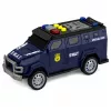 LEAN TOYS SWAT Spezialeinheit Polizeiauto 1:32 Maßstab mit Lichtern, Geräuschen und Rückzieher-Aktion - Marineblau
