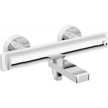 DEANTE Arnika Thermostatische Wannenarmatur mit Umsteller Chrom
