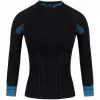 Alpinus Tactical Damen Thermoaktiv Baselayer Sweatshirt Schwarz-Blau GT43210 Größe S