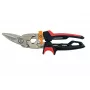 Fiskars PowerGear X Linkshänder-Blechschere für Blech, 20 mm Schnittleistung, PTFE-beschichtete Klingen, FiberComp-Griffe