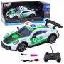 LEAN TOYS RC Drift Polizei Sportwagen mit LED-Leuchten 1:22