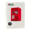 LEAN TOYS Elektronischer Safe ATM-Sparschwein mit PIN für Kinder, Grau