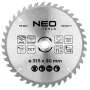 NEO TOOLS 315 mm TCT Kreissägeblatt, 40 Zähne, 30 mm Bohrung, Holzschnitt