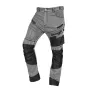 NEO TOOLS Denim-Arbeitshose mit Oxford-Verstärkungen, Grau, Größe XL