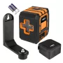 NEO TOOLS 75-142 Kreuzlinienlaser, 20 m Reichweite, roter Strahl, selbstnivellierend, IP54, mit Magnet-Halter und Koffer