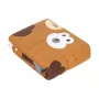 REBEL PREMIUM Gewichtsdecke für Kinder – Sensorische Baumwolldecke, 100x150 cm, 5 kg, Kaninchenmuster