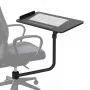 Maclean MC-139 Schwarze Bürostuhl-Tastaturablage 66x30cm, max. 5kg