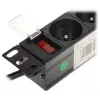 DELTA PD-4/R10/R 4-fach Steckdosenleiste mit 10m Kabel, Rot