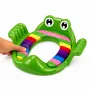 LEAN TOYS Toiletensitzbezug für Kinder, weicher Sitz mit Griffen, Grün