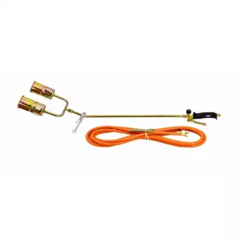 AWTOOLS AW13855 Gasbrenner – Piezo-Zündung Butan Löt- und Hartlötbrenner, 1300°C, EN417