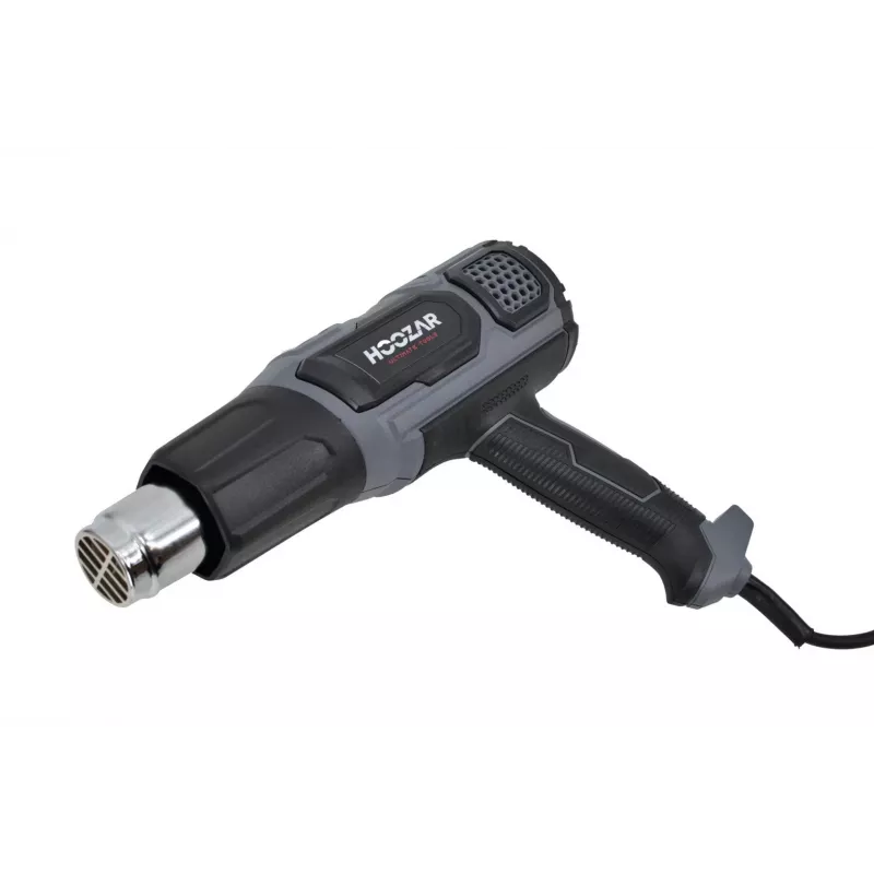 HOOZAR 2000W Heißluftpistole mit einstellbarer Temperatur, LCD-Display, 4 Düsen und Tragekoffer