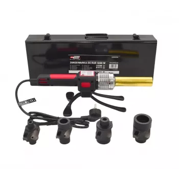 AWTOOLS 1200W Muffenschweißgerät für PVC PP PE PB PPR Rohre, 16-32mm, 4 Düsenpaare, einstellbarer Thermostat, Metallgehäuse