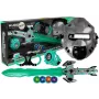 LEAN TOYS Space Knight Rollenspiel-Set mit Lichtschwert, Maske und Handschellen