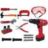 LEAN TOYS DIY Handwerker Werkzeugset Bohrer Hammer 35-teilig Lernspielzeug