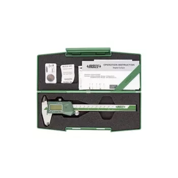 150 mm Digitaler Messschieber mit Datenausgang, 6 Zoll, Edelstahl, 3V