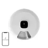 Petoneer NutriSpin Intelligenter Wi-Fi Futterspender für Katzen & Hunde, 2,9L, App-Steuerung, Sprachaufnahme, Edelstahlschale