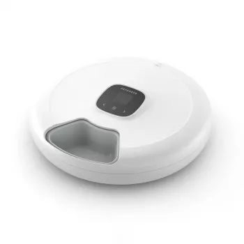 Petoneer NutriSpin Intelligenter Wi-Fi Futterspender für Katzen & Hunde, 2,9L, App-Steuerung, Sprachaufnahme, Edelstahlschale