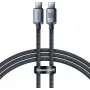 Baseus Crystal Shine USB-C auf USB-C Kabel 100W PD 1,2m Schwarz