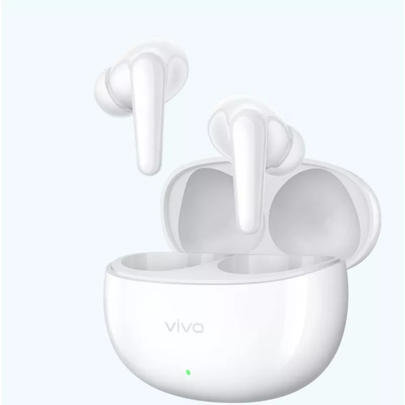 VIVO Buds Pro Kabellose Ohrhörer mit Aktiver Geräuschunterdrückung, Bluetooth 5.2, aptX Adaptive, 29h Akku, IP52, Weiß