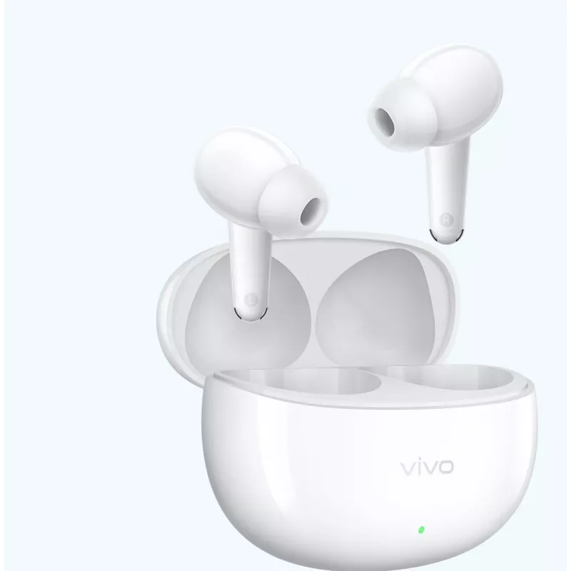 VIVO Buds Pro Kabellose Ohrhörer mit Aktiver Geräuschunterdrückung, Bluetooth 5.2, aptX Adaptive, 29h Akku, IP52, Weiß