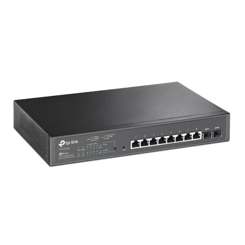 TP-Link JetStream 10-Port Gigabit Smart PoE Switch mit 8-Port PoE+