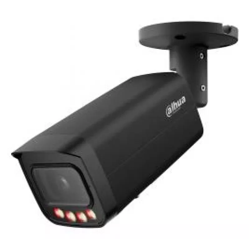 DAHUA IPC-HFW5559T-ASE-IL-0280B-BLACK 5MP Außen-Bullet-Netzwerkkamera mit KI, 60m IR, IP67, IK10, PoE
