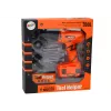 LEAN TOYS DIY Akku-Bohrschrauber Orange Bohrer Schrauben