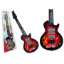 LEAN TOYS Elektrische Gitarre Stern Strings Farbige Dioden Rot