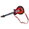 LEAN TOYS Elektrische Gitarre Stern Strings Farbige Dioden Rot