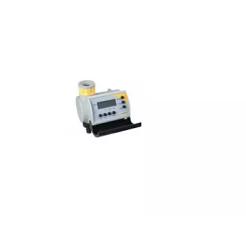 GREENMILL Automatischer Wassersteuerer für Wasserhähne 3/4 Zoll-1 Zoll | Batteriebetriebener Bewässerungstimer mit LCD, Regenverzögerung, IPX4