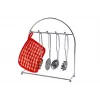LEAN TOYS 6722 Edelstahl Töpfe und Pfannen Set für Kinder, 23-teiliges Spielküchengeschirr mit Utensilien und Spielzeugessen, Silber