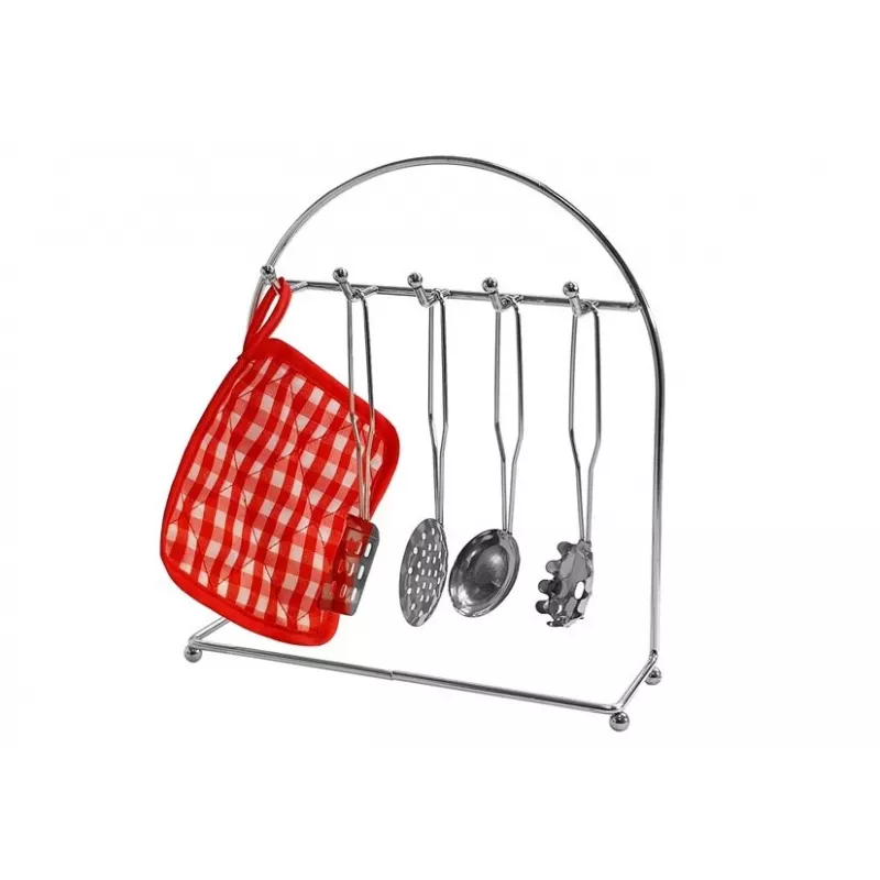 LEAN TOYS 6722 Edelstahl Töpfe und Pfannen Set für Kinder, 23-teiliges Spielküchengeschirr mit Utensilien und Spielzeugessen, Silber