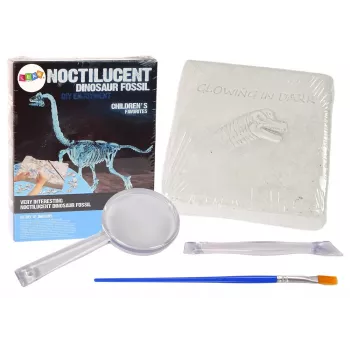 LEAN TOYS Archäologie-Ausgrabungsset Dinosaurierskelett 3D Brachiosaurus Hologramm