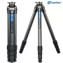 Leofoto LS-284CEX Carbon Fiber Ranger Leveling Stativ mit integrierter Nivellierbasis