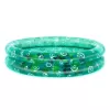 Bestway 51141 Aufblasbarer Gartenpool mit 50 Bällen, transparent mit Punkten, 91 cm