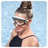 Bestway 21194 Verstellbare Schwimmbrille Schwarz und Weiß