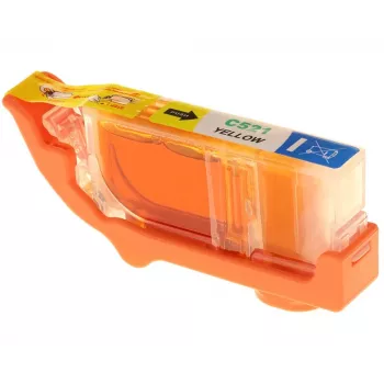 G&G Kompatible Tintenpatrone für Canon CLI-521Y Gelb (2936B001)