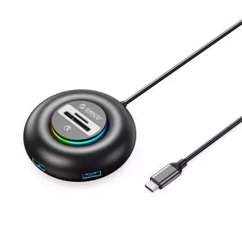 ORICO YXR5-C3 4-Port USB 3.0 Hub mit SD- und MicroSD-Kartenleser
