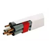 IVENSIS IPDT80 Weißer PVC-Kabelkanal 80x60mm 2m