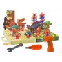 LEAN TOYS 3D-Konstruktionspuzzle-Bausteine DIY Dinosaurier Zerlegungsbohrer