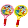 LEAN TOYS Kinder-Badmintonschläger Tiere Gelb Pink