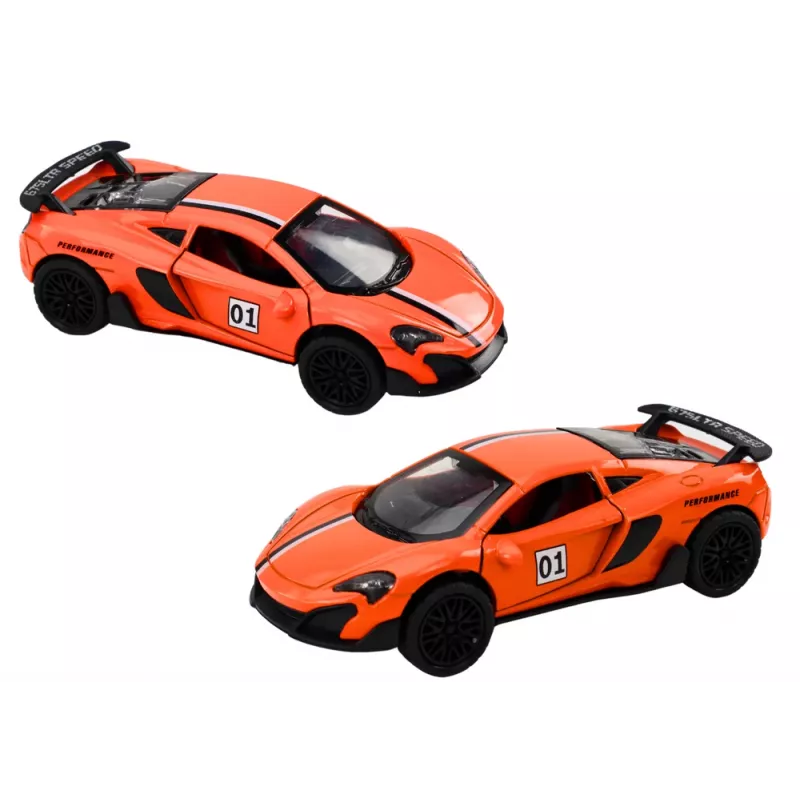 LEAN TOYS Sportwagen 1:32 Friction Drive Orange