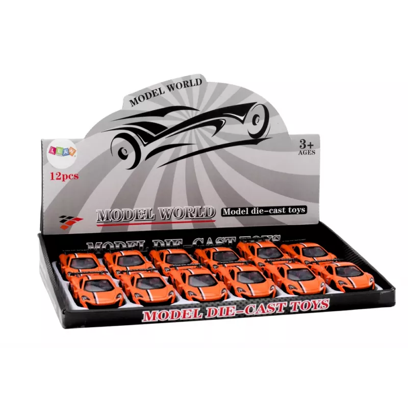 LEAN TOYS Sportwagen 1:32 Friction Drive Orange