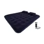 AVENLI XXL aufblasbare Luftmatratze Set 203x183x22 cm Queensize mit Fußpumpe und Reparaturset