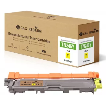 G&G Reborn-Toner kompatibel mit Brother TN-246Y
