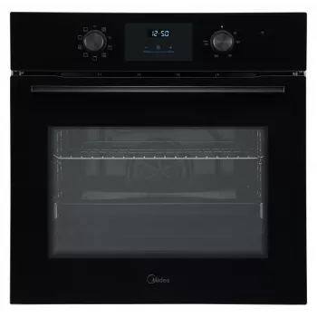 Midea MBO65M80D2-BK Einbau-Elektrobackofen, 70 l, 3 kW, A, Schwarz