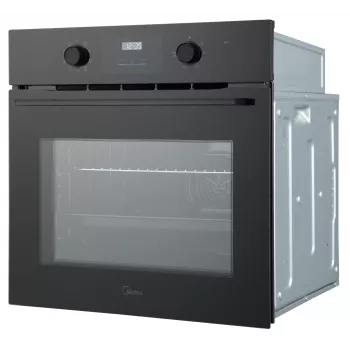 Midea MBO65M80D2-BK Einbau-Elektrobackofen, 70 l, 3 kW, A, Schwarz